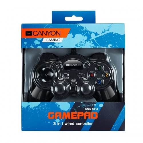 Геймпад Canyon CNS-GP4, 3in1 wired controller gamepad, Compatible with ...