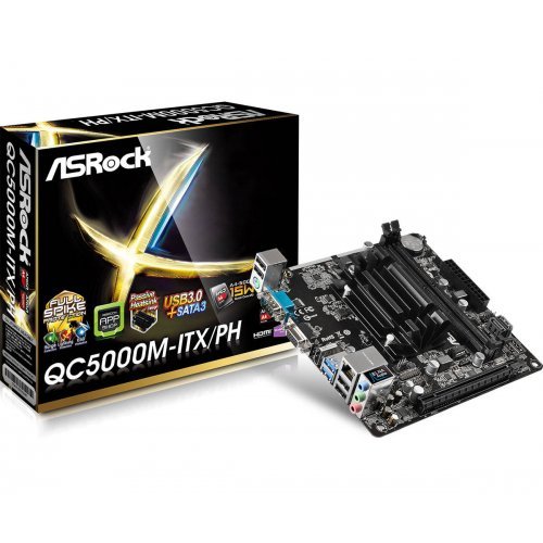 Дънна платка ASRock QC5000M-ITX/PH (снимка 1)