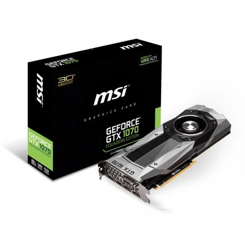 Видео карта MSI GTX 1070 8GB GDDR5 Founders Edition (снимка 1)