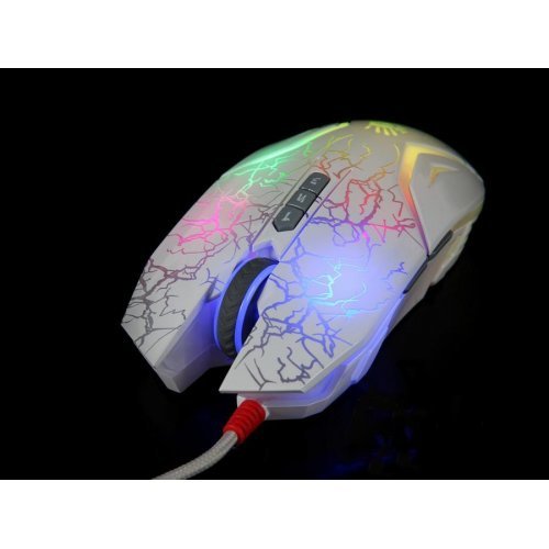 Мишка A4Tech Bloody N50, Optical Neon White Gaming Mouse with metal ...