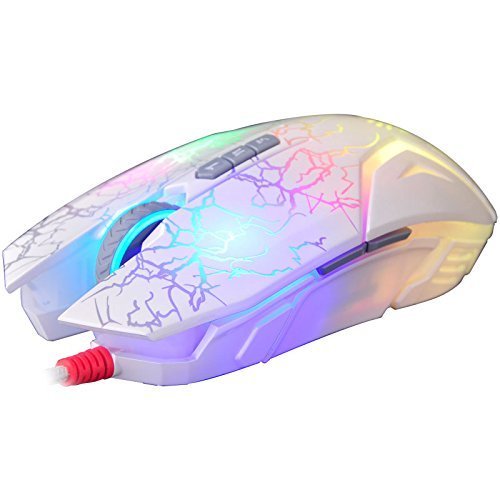 Мишка A4Tech BLOODY BLAZING NEON GAMING White N50 (снимка 4)