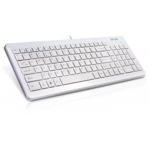 Клавиатура Delux DLK-1500U White (снимка 1)