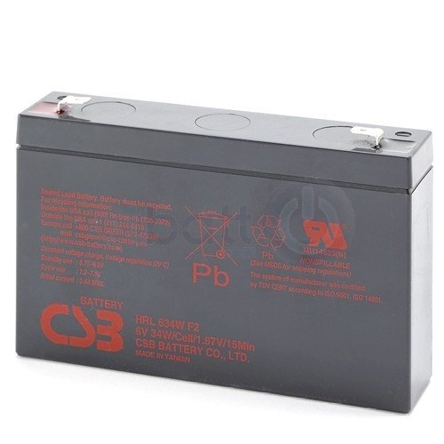 Батерия за UPS CSB Battery 6V 9Ah HRL634WF2 HRL634WF2 (снимка 1)