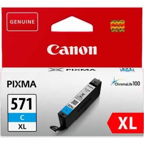 Консумативи за мастиленоструен печат > Canon CLI-571XL C BS0332C001AA (снимка 1)