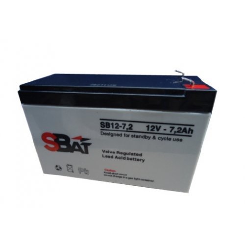 Батерия за UPS SBat 12V 7.2Ah SBAT12-7,2 (снимка 1)