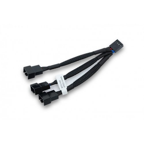 Въздушно охлаждане на процесор EK Water Blocks EK-Cable Y-Splitter 3-Fan PWM (10cm) 3831109867914 (снимка 1)