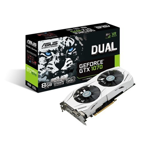 Видео карта Asus GTX 1070 8GB DUAL-GTX1070-8G (снимка 1)