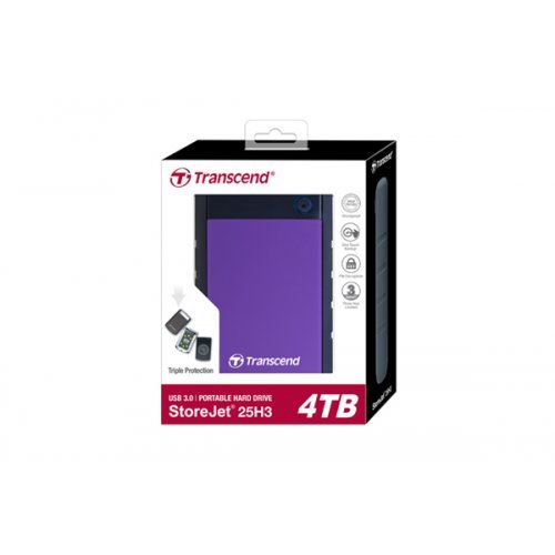Външен твърд диск Transcend StoreJet 25H3P TS4TSJ25H3P (снимка 3)