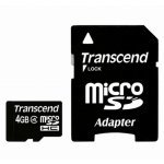 Флаш карти > Transcend TS4GUSDHC4