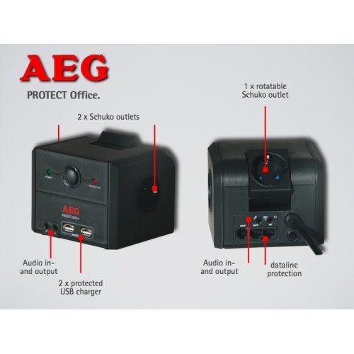 Разклонители и защити > AEG Office AG-6000007746 (снимка 2)