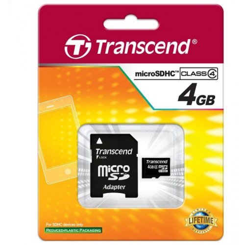 Флаш карти > Transcend TS4GUSDHC4 (снимка 1)