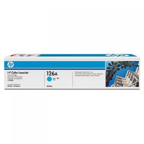 Консумативи за лазерен печат > HP HP 126A Cyan CE311A (снимка 1)