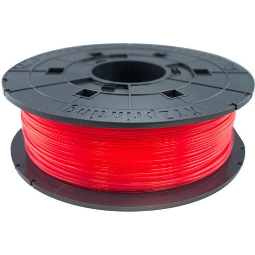 Консуматив за 3D принтер XYZprinting PLA (NFC) filament 600gr Clear Red for DaVinci Junior, Mini, Pen 3D-XYZ-PLA-600GR-RED (снимка 1)