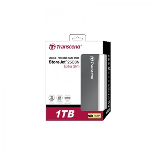 Външен твърд диск Transcend StoreJet 25C3 TS1TSJ25C3N (снимка 2)