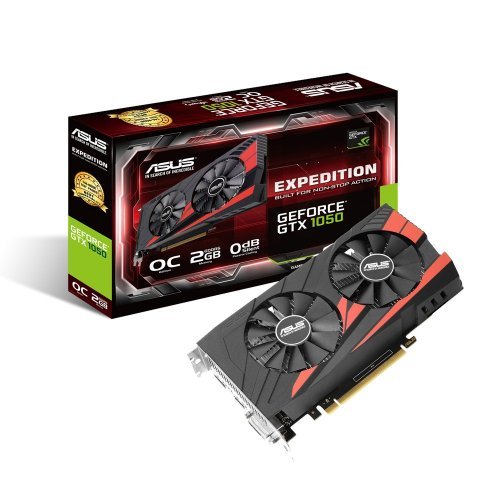 Видео карта Asus Expedition GTX 1050 OC 2GB GDDR5 ASUS-VC-GTX1050-EX-O2GDR5 (снимка 1)