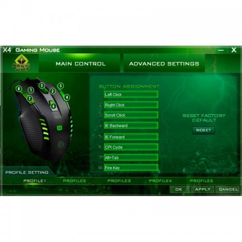 Мишка Keep Out X4 MOUSE-X4 (снимка 6)