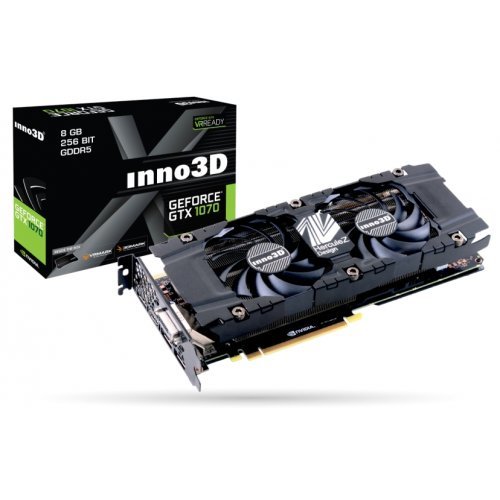 Видео карта Inno3D GTX 1070 X2 V2 8GB N1070-1SDV-P5DN (снимка 1)