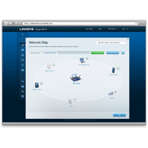 Безжичен рутер Linksys EA6100 (снимка 6)