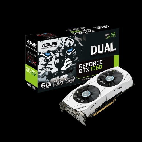 Видео карта Asus DUAL-GTX1060-6G ASUS-VC-GTX1060-DUAL-6GDR5 (снимка 1)