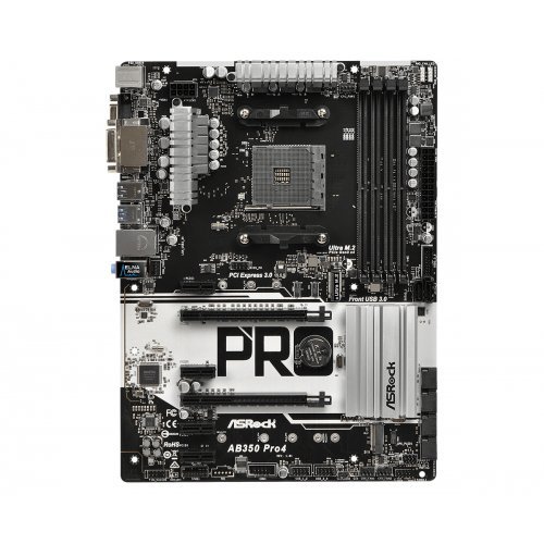 Дънна платка ASRock AB350 Pro4 AB350_PRO4 (снимка 2)