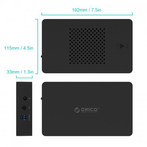 Кутия за диск Orico 3569S3 (снимка 4)