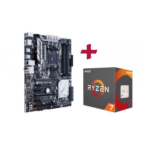 Процесор Prime X370-Pro + AMD Ryzen 7 1700X (снимка 1)