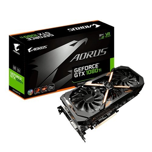Видео карта Gigabyte AORUS GTX 1080 Ti 11G GA-VC-N108TAORUS-11GD (снимка 1)
