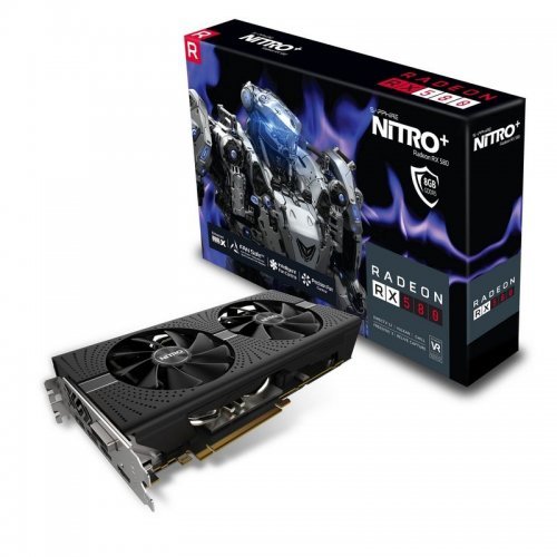 Видео карта Sapphire Nitro+ RX 580 8GB 11265-01 (снимка 1)