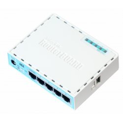 Жичен рутер MikroTik RB750Gr3 hEX
