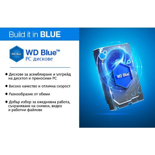 Твърд диск Western Digital Blue WD10SPZX (снимка 2)