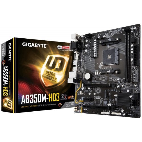 Дънна платка Gigabyte GA-AB350M-HD3 (снимка 1)