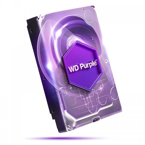 Твърд диск Western Digital 4TB, Purple 3.5, WD40PURZ, SATA3, 64MB, 5400rpm (снимка 1)