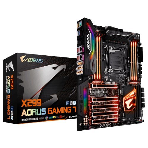 Дънна платка Gigabyte X299 Aorus Gaming 7 (rev.1.0) GA-MB-X299-AORUS-GAMING-7 (снимка 1)