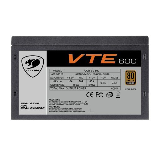 Захранващ блок Cougar VTE 600 CG31VE0600003P (снимка 6)