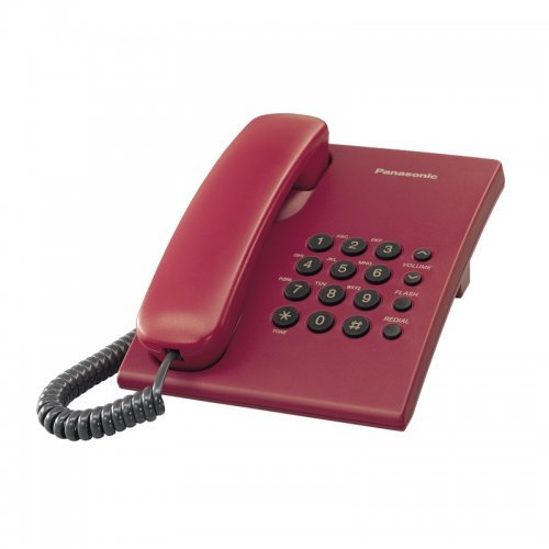 Телефони > Panasonic KX-TS500 Red (снимка 1)
