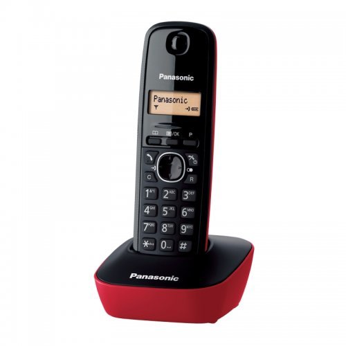 Телефони > Panasonic KX-TG1611 Red (снимка 1)