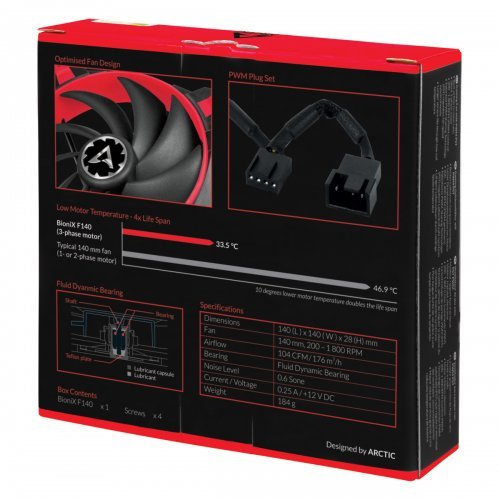 Охлаждане за компютри > Arctic Cooling BioniX F140 ACFAN00095A (снимка 6)