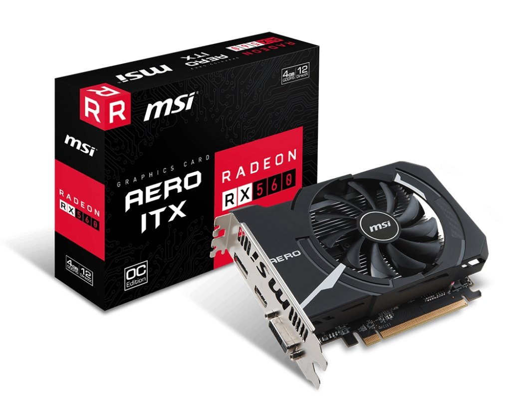 Msi rx 560 aero itx 4gb oc нет изображения