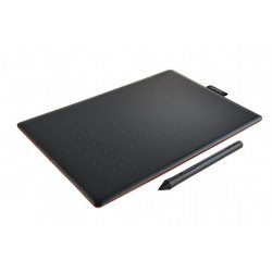 Таблет за рисуване Wacom One By Wacom Medium Black/Red CTL-672-N