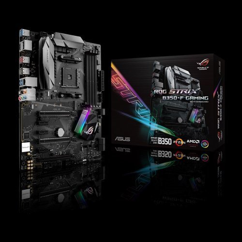 Дънна платка Asus ROG STRIX B350-F Gaming ASUS-MB-STRIX-B350F-GAMING (снимка 1)