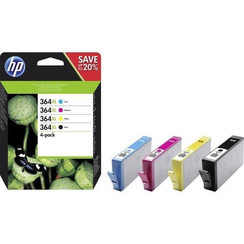 Консумативи за принтери > HP HP 364X Combo 4Pack Original Ink Cartridge; C/M/Y/K N9J74AE (снимка 1)