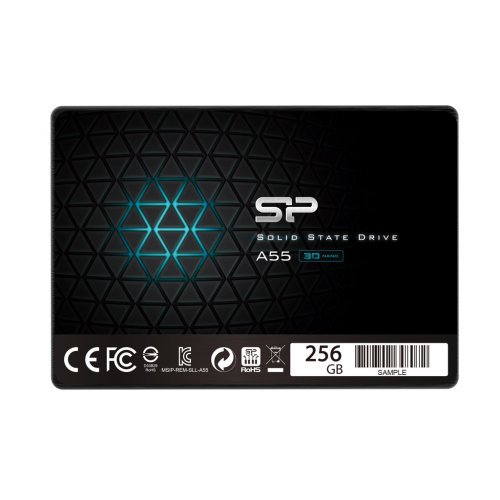 SSD Silicon Power 256GB, А55, SATA3, 2.5" 7mm (снимка 1)