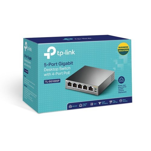 Суич TP-Link SG1005P (снимка 5)