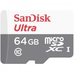 Флаш карта SanDisk Ultra SDSQUNS-064G-GN3MN