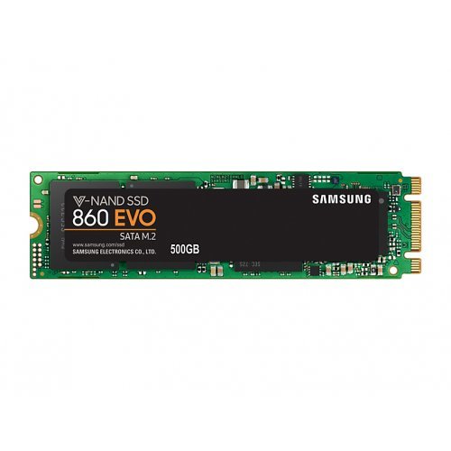 SSD Samsung 500GB, 860 EVO Series, M.2 2280, MZ-N6E500BW (снимка 1)