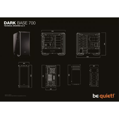 Компютърна кутия Be Quiet! Dark Base 700 BGW23 (снимка 2)