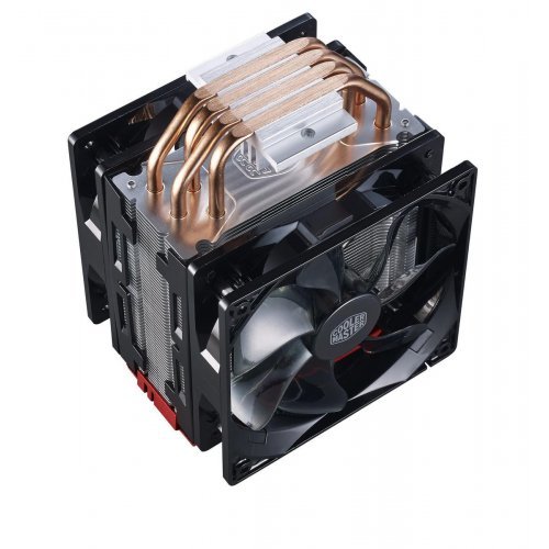 Охлаждане за компютри > Cooler Master Hyper 212 LED Turbo, Red Top Cover RR-212TR-16PR-R1 (снимка 3)