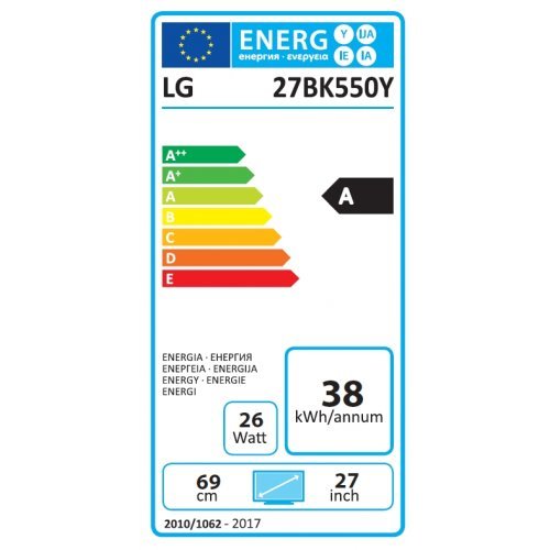 Монитор LG 27BK550Y-B (снимка 2)