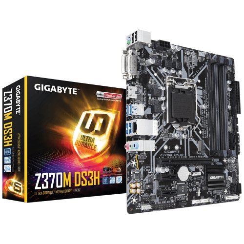 Дънна платка Gigabyte Z370M DS3H (снимка 1)