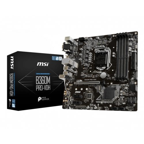 Дънна платка MSI B360M PRO-VDH (снимка 1)